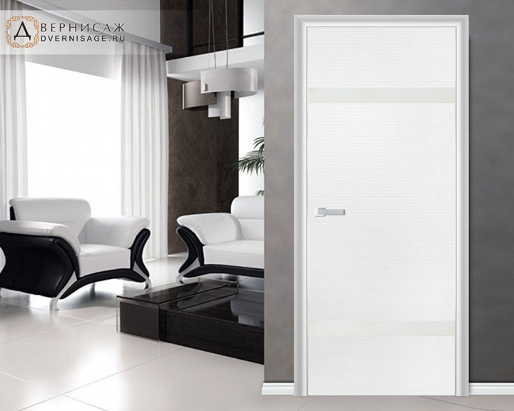 Дверь Profil Doors 3D Белая волна